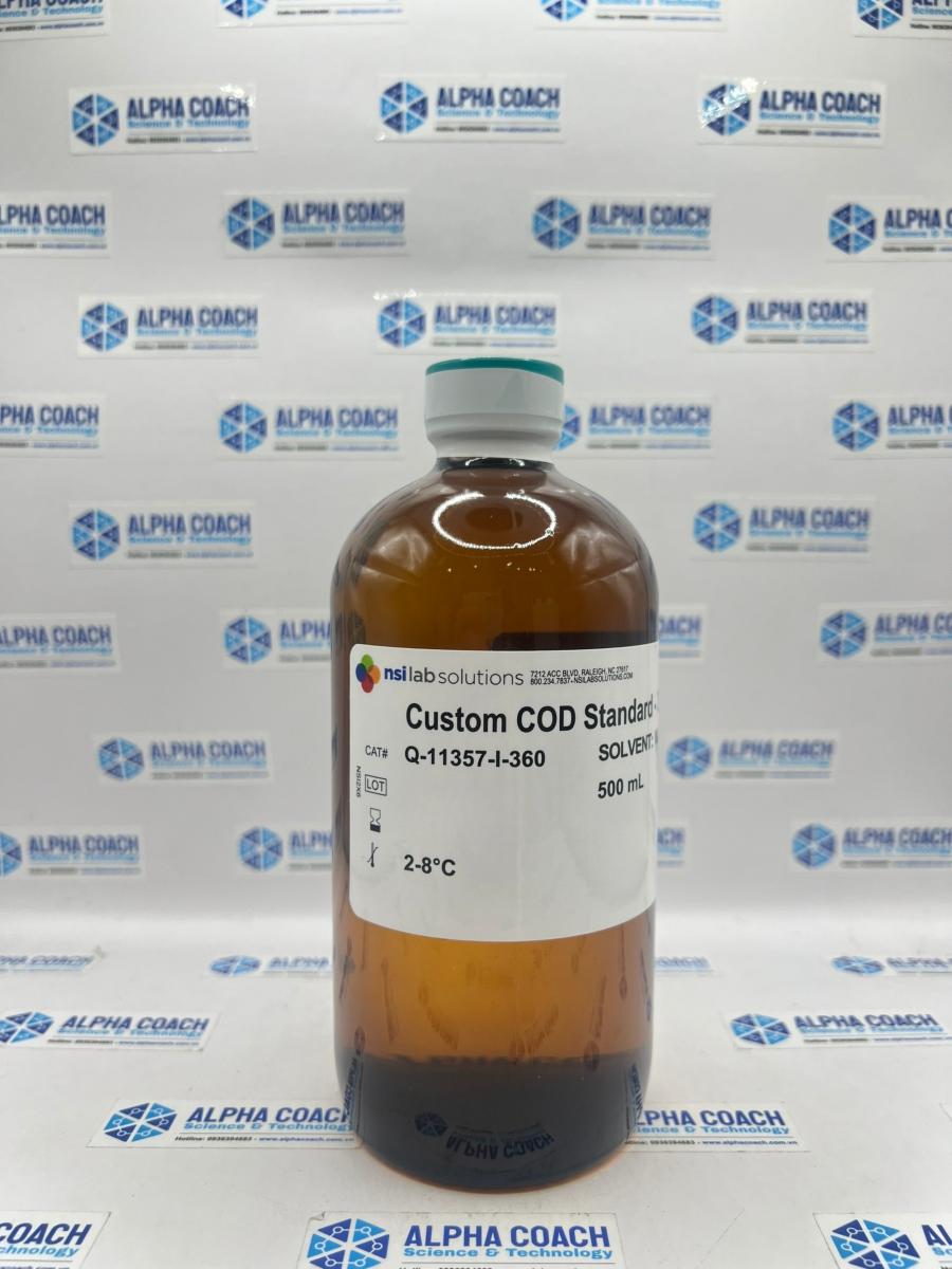Dung dịch chuẩn COD 360mg/L, hãng NSI, Mỹ