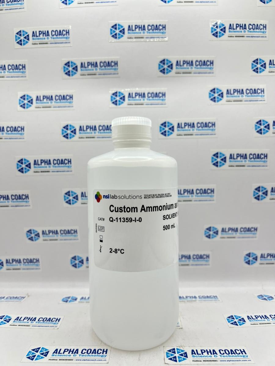 Dung dịch chuẩn NH4 - N (Amoni tính theo Nito) 0mg/L