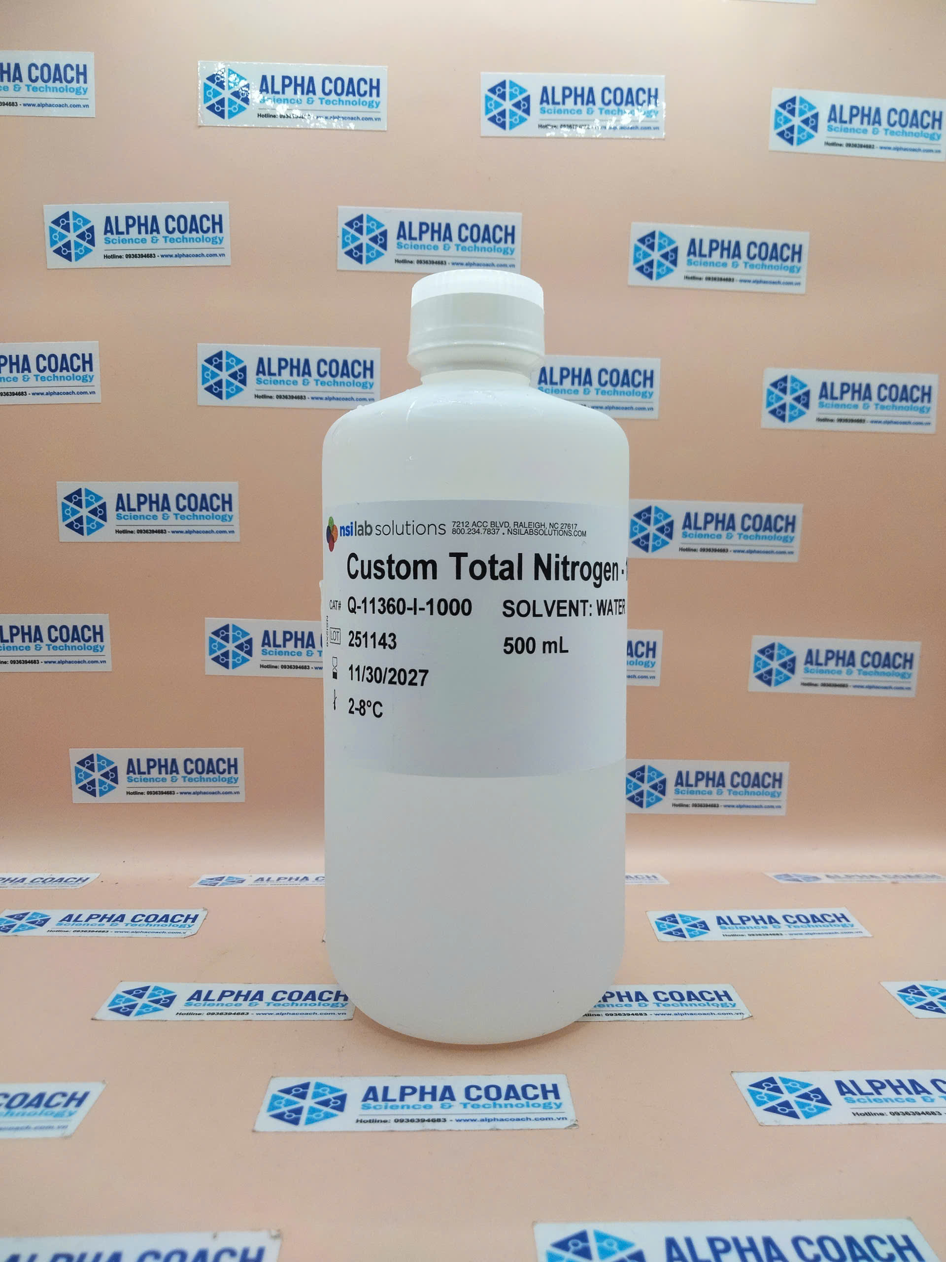Dung dịch chuẩn Tổng Nito - TN - 1000mg/L, hãng NSI, Mỹ