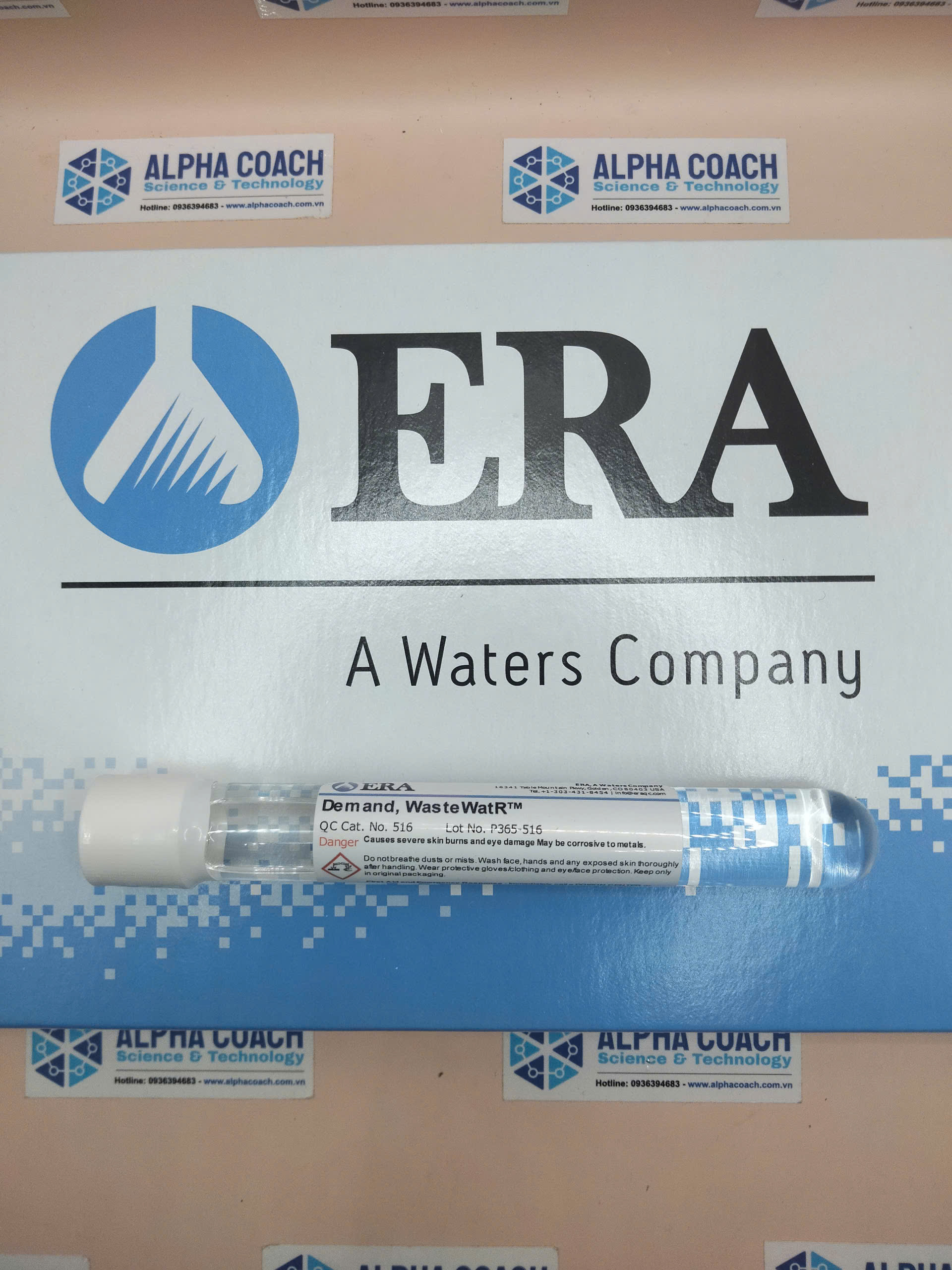 Mẫu chuẩn (CRM) Demand, WasteWatR™, Nền mẫu nước ô nhiễm, hãng ERA Waters, USA