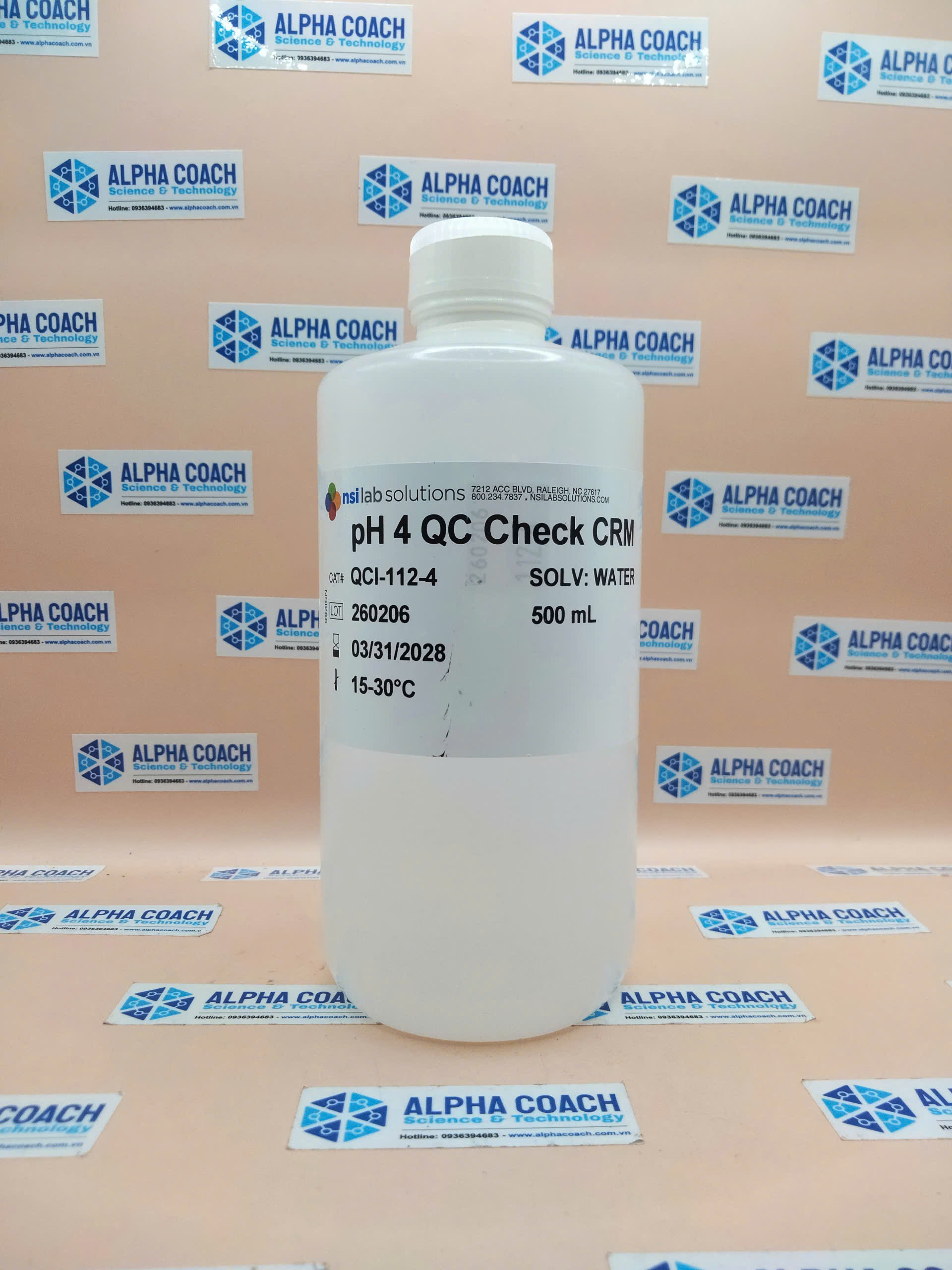 Dung dịch chuẩn pH 4, NSI