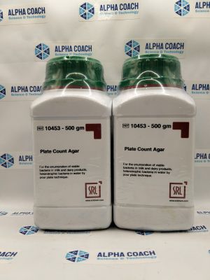 Môi trường vi sinh Plate Count Agar, mã 10453, lọ 500g, hãng SRL, Ấn Độ
