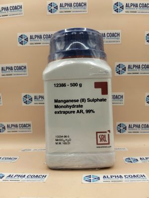 Hoá chất Manganese (II) Sulphate Monohydrate ACS, 99%, chai 500g, hãng SRL, Ấn Độ