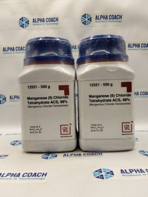 Hoá chất Mangan (II) Clorua Tetrahydrat ACS, 98%, mã 12551, lọ 500g, hãng SRL, Ấn Độ