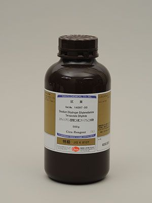 Hoá chất Disodium dihydrogen ethylenediamine tetraacetic acid dihydrate (EDTA) Guaranteed reagent for JIS, 500G/lọ, Hãng Kanto, Nhật