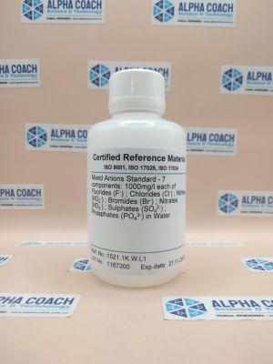 Dung dịch chuẩn mix 7 ion 1000mg/L cho IC, mã 1521.1K.W.L1, chai 100mL, CPAchem