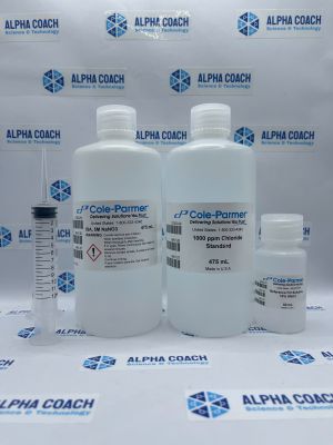 Bộ dung dịch cho điện cực chọn lọc ion Clorua (Cl⁻) Cole-Parmer, loại mối nối kép (Double Junction), Hãng Cole-Parmer, Mỹ