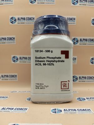 Hoá chất Sodium Phosphate Dibasic Heptahydrate ACS, 98-102%, chai 500g, hãng SRL, Ấn Độ