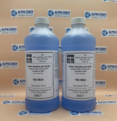 Bộ dung dịch chuẩn pH 4, pH7, pH10 (để hiệu chuẩn đầu dò pH của YSI), Hãng YSI, Mỹ