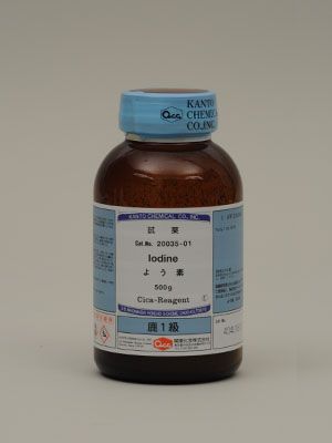 Hoá chất Iodine Extra pure, 500g/lọ, Hãng Kanto, Nhật