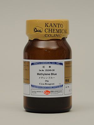 Hoá chất Methylene blue Guaranteed reagent for JIS, 25g/lọ, Hãng Kanto, Nhật