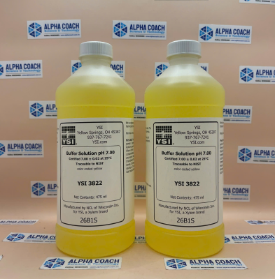 Bộ dung dịch chuẩn pH 4, pH7, pH10 (để hiệu chuẩn đầu dò pH của YSI), Hãng YSI, Mỹ