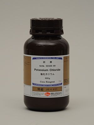 Hoá chất Potassium chloride Guaranteed reagent for JIS, 500g/lọ, Hãng Kanto, Nhật