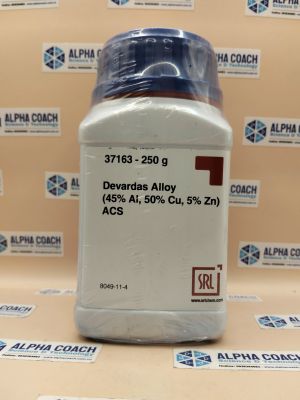 Hoá chất Devardas Alloy (45% Al, 50% Cu, 5% Zn) ACS, chai 250g, hãng SRL, Ấn Độ