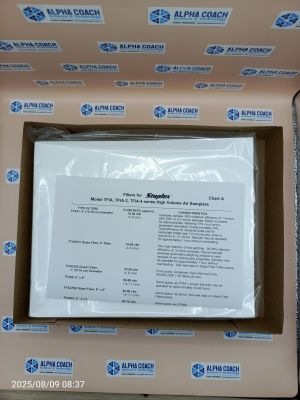 Giấy lọc bụi TSP, sợi thủy tinh, kích thước: 8 x10 (20.23 x 25.4 cm), mã TFAGF810, hãng STAPLEX - Mỹ