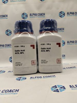 Hoá chất Gallic Acid ACS, 98%, mã: 41291, lọ 100g, hãng SRL, Ấn Độ