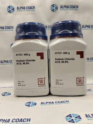 Hoá chất Sodium Chloride ACS, 99.9%, mã: 41721, lọ 500g, hãng SRL, Ấn Độ