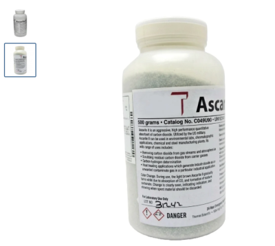 Ascarite® – Chất hấp thụ khí CO₂ – Mã #3014032163, 500g/chai, HORIBA Scientific, Nhật Bản