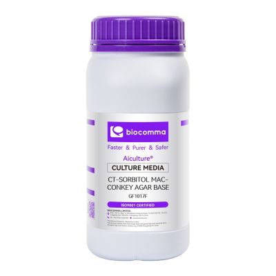 Môi trường vi sinh Modified MacConkey Sorbitol Agar (CT-SMAC), chai 500g, mã GF1017F, hãng Biocomma, TQ