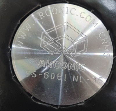 Mẫu chuẩn (CRM) hợp kim nhôm SS-6061, 64 x 25 mm, hãng Arconic - Mỹ