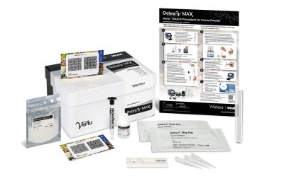 Bộ kit strip test định lượng Ochratoxin Ochra-V MAX VT Kit, cho bột cacao, mã 176005316D, Hãng Vicam, Mỹ