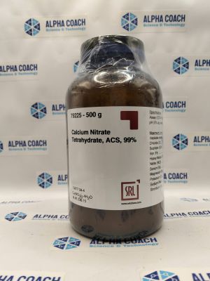 Hoá chất Calcium Nitrate Tetrahydrate ACS, 99%, mã: 79225, lọ 500g, hãng SRL, Ấn Độ
