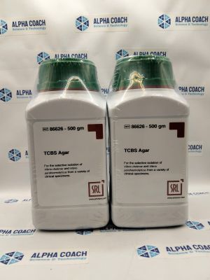 Môi trường vi sinh TCBS Agar, mã: 86626, lọ 500g, hãng SRL, Ấn Độ