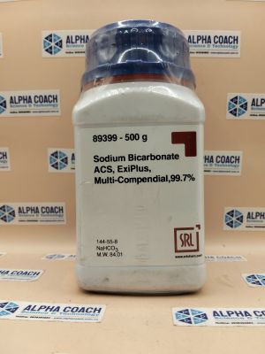 Hoá chất Sodium Bicarbonate ACS, ExiPlus, Multi-Compendial, 99.7%, chai 500g, hãng SRL, Ấn Độ