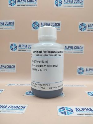 Dung dịch chuẩn AAS - Chromium (Cr) 1000 mg/L, mã A013.2CP.L1, chai 100mL, hãng CPAchem, Bungari