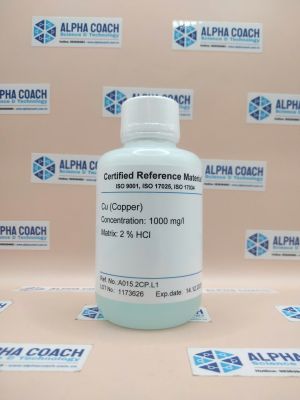 Dung dịch chuẩn AAS - Copper (Cu) 1000 mg/L, mã A015.2CP.L1, chai 100mL, hãng CPAchem, Bungari