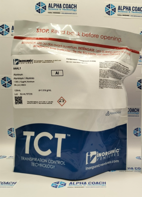 Dung dịch chuẩn Nhôm (Al) 1000 ug/ml, mã AAAL1, chai 125ml, hãng IV, Mỹ