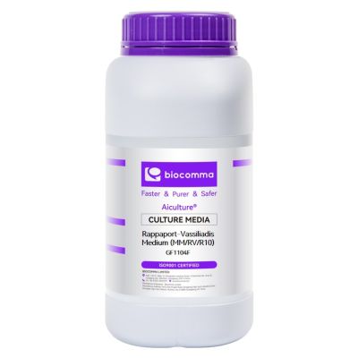Môi trường vi sinh Rappaport Vassiliadis Medium, chai 500g, mã GF1104F, hãng Biocomma, TQ