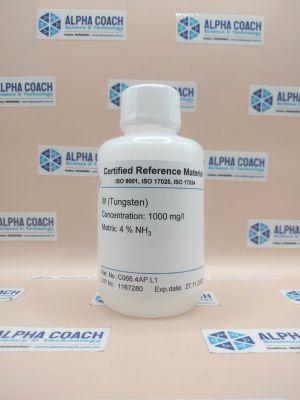 Dung dịch chuẩn ICP - Tungsten (W) - 1000 mg/L, mã C066.4AP.L1, chai 100mL, hãng CPAChem, Bungari