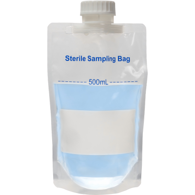 Vật tư vi sinh Sterile Water Sampling Bag, Wide-Mouth, dung tích 500mL, mã BCWCB012F, hãng Biocomma, TQ