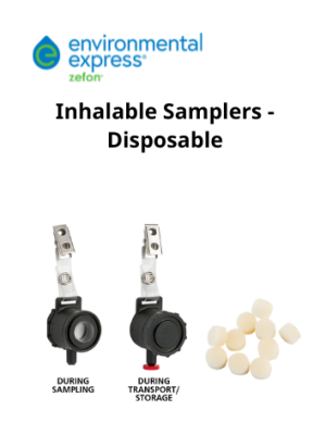 Bộ lấy mẫu bụi hít vào được dùng một lần, hãng Zefon/Environmental Express, Mỹ