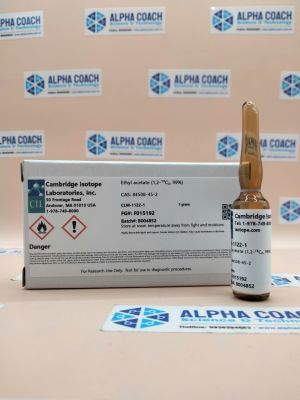 Chất chuẩn Etyl axetat (1,2-¹³C₂, 99%), mã CLM-1122-1, lọ 5g, hãng CIL, Mỹ