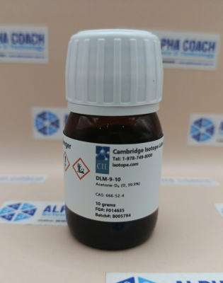 Chất chuẩn Acetone-D6 (D, 99.9%), mã DLM-9-10, lọ 10g, hãng CIL, Mỹ