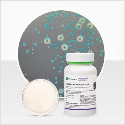 Môi trường vi sinh Listera Chromogenic Agar, chai 1000mL, mã GF1003AF, hãng Biocomma, TQ