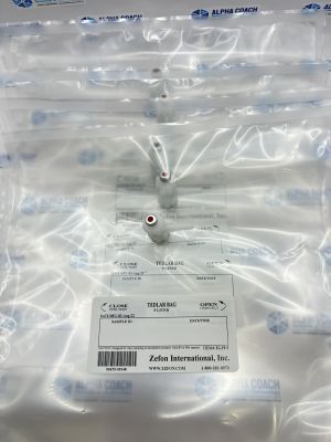 Túi lấy mẫu khí Tedlar 5Lit van PP, mã EG-PP-5, hãng Zefon, Mỹ