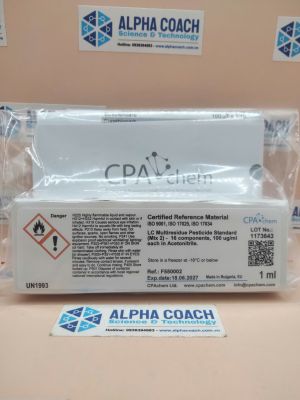 Dung dịch chuẩn LC Multiresidue Pesticide Standard (Mix 2) - 100ug/ml, mã F550002, lọ 1 ml, hãng CPAchem, Bungari