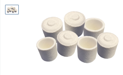 Chén nung bằng gốm – Mã #1100132671, 1000 pcs/hộp, Hãng HORIBA Scientific, Nhật Bản