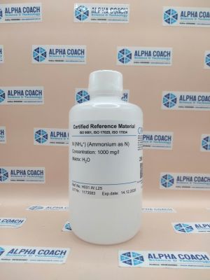 Dung dịch chuẩn IC - Ammonium as N (NH4+ (as N)) 1000 mg/l, mã H031.W.L25, hãng CPAchem, Bungari