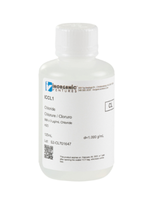 Dung dịch chuẩn Chloride 1000ug/mL, mã ICCL1, hãng IV, Mỹ 