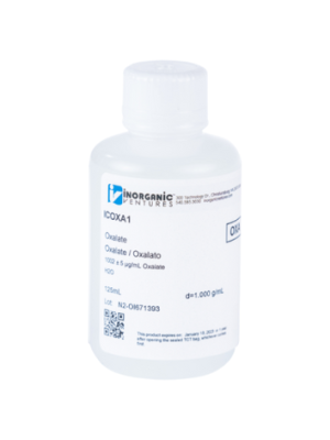 Dung dịch chuẩn Oxalate 1000ug/mL, mã ICOXA1, hãng IV, Mỹ 