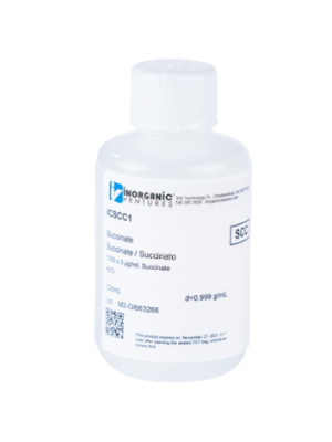Dung dịch chuẩn Succinate 1000ug/mL, mã ICSCC1-125ML, chai 125ml, hãng IV, Mỹ 