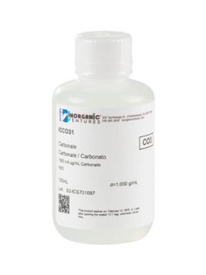 Dung dịch chuẩn Carbonate 1000ug/mL, mã ICCO31, hãng IV, Mỹ 