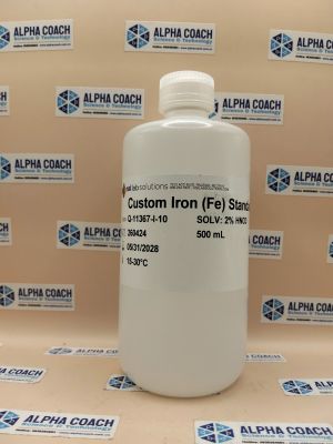 Dung dịch chuẩn Sắt (Fe) 10mg/L, chai 500mL, hãng NSI, Mỹ