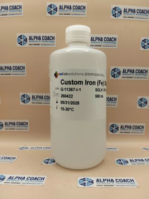 Dung dịch chuẩn Sắt (Fe) 1mg/L, chai 500mL, hãng NSI, Mỹ
