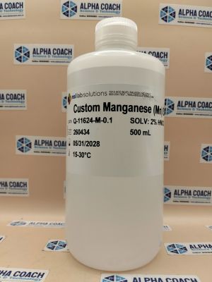 Dung dịch chuẩn Mangan (Mn) 0.1 mg/L, mã Q-11624-M-0.1, chai 500ml, hãng NSI, Mỹ 