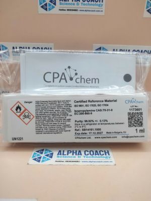 Dung dịch chuẩn Isopropylamine, mã SB14161.1000, lọ 1 ml, hãng CPAchem, Bungari